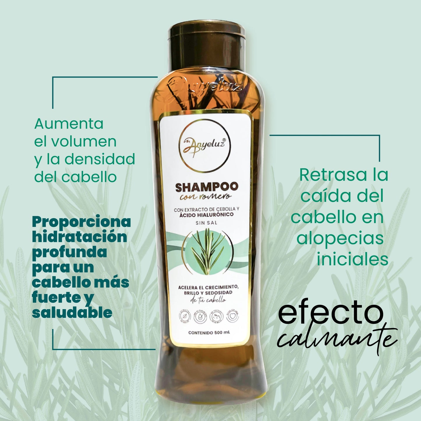 Shampoo con Romero Anyeluz® - 500ml