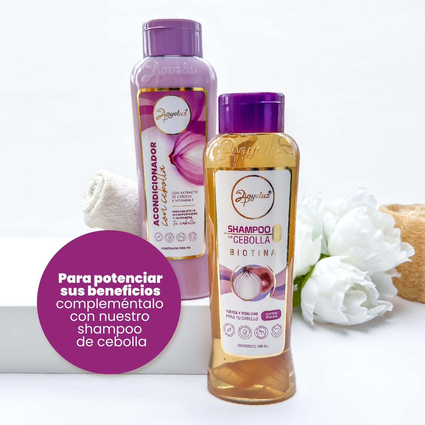 Acondicionador con Cebolla Anyeluz® - 500ml