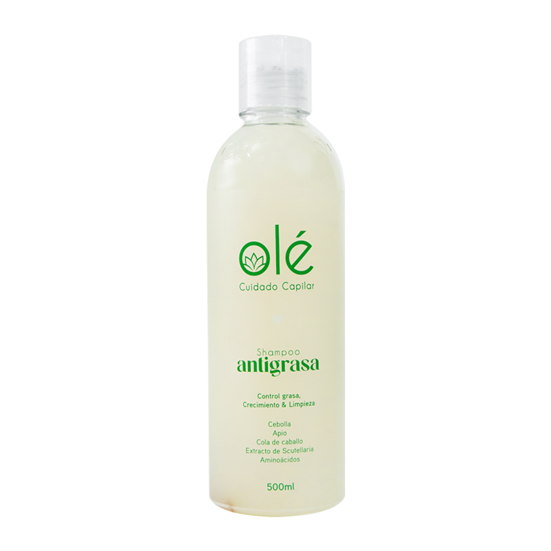 Shampoo antigrasa cebolla, jengibre y apio Olé - 500ml