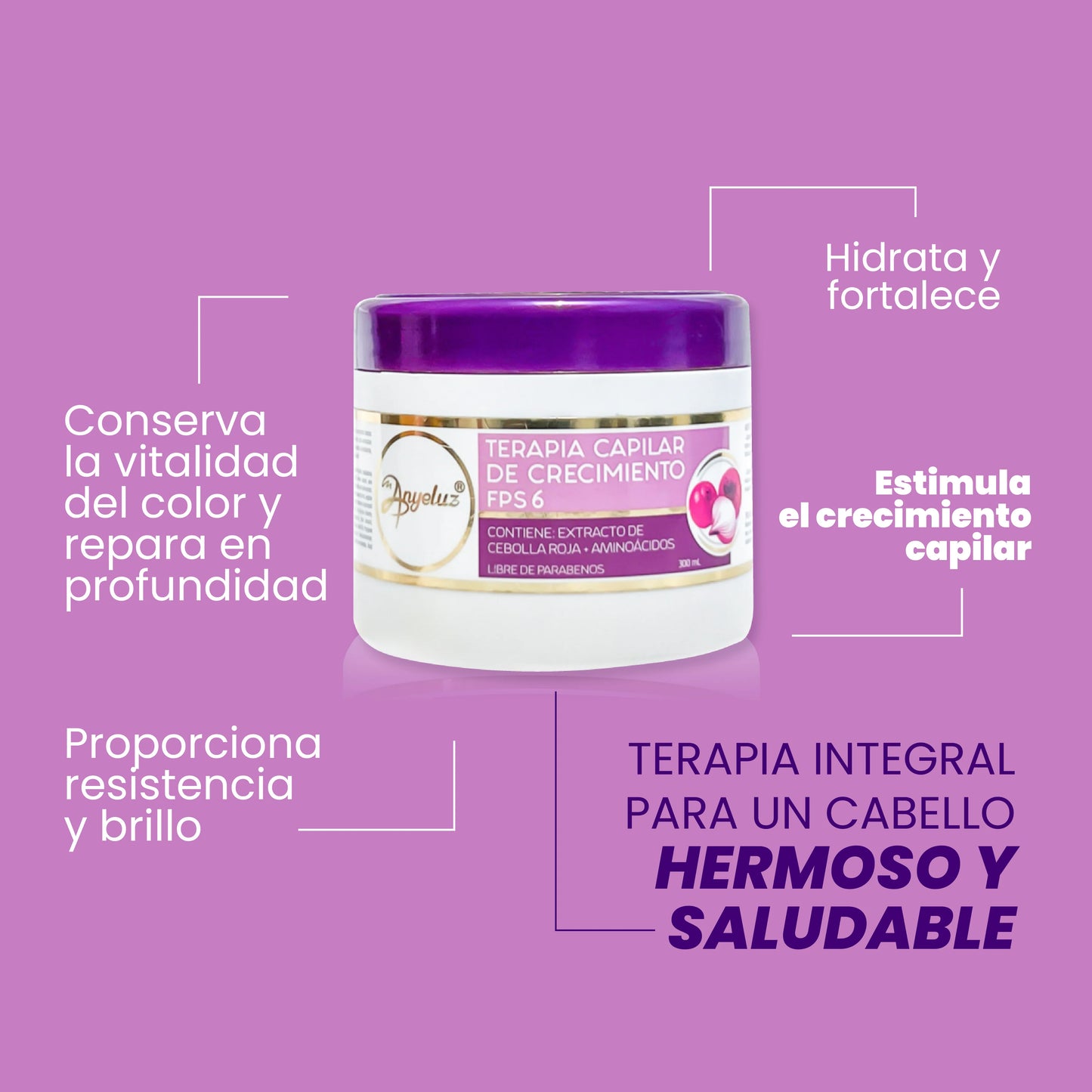 Terapia Capilar de Crecimiento Anyeluz® - 300ml