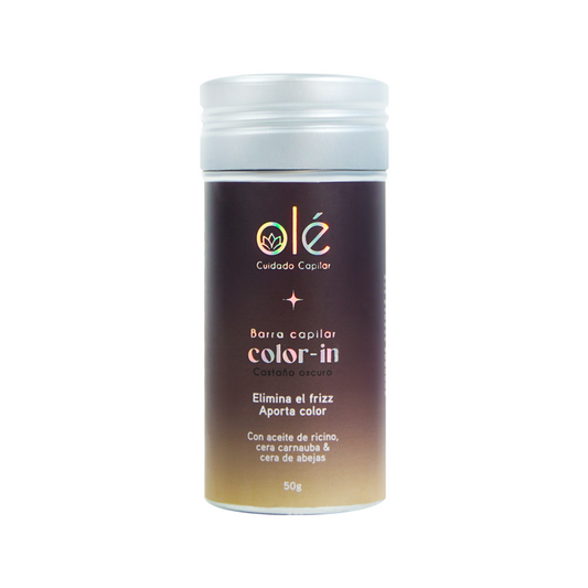Hairstick Color-in - Barra Fijadora con Color Castaño Oscuro Olé - 50g