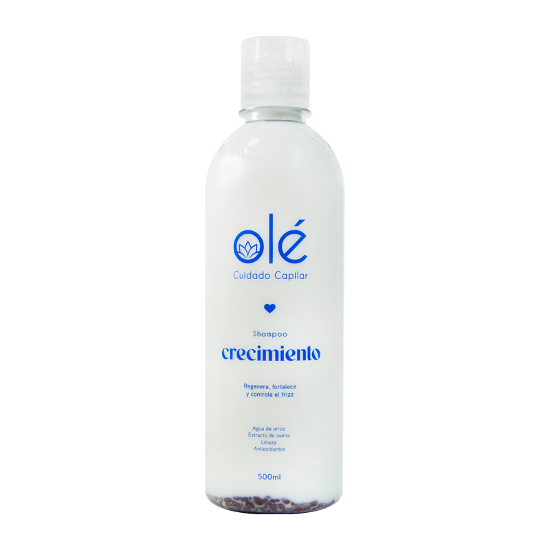 Shampoo crecimiento arroz y linaza Olé - 500ml